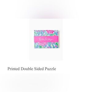 Lilly Pulitzer Vibrant Floral Puzzle - Pink and Green